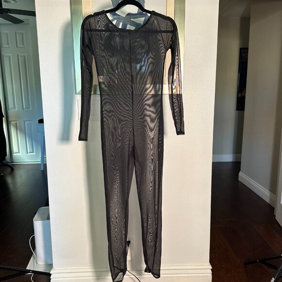 Balera Dance Long Sleeve Power Mesh Unitard - Picture 2 of 4